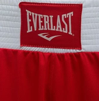 Трусы боксерские Everlast Elite красн/белые 3652 Фото Трусы боксерские Everlast Elite красн/белые 3652 со склада магазина Спортев