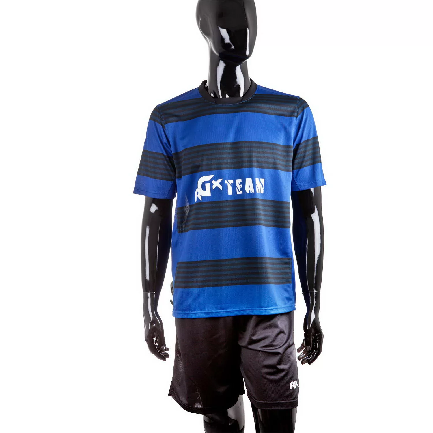 Форма футбольная Leader Team взр. blue/blk CL-03A Фото Форма футбольная Leader Team взр. blue/blk CL-03A со склада магазина Спортев