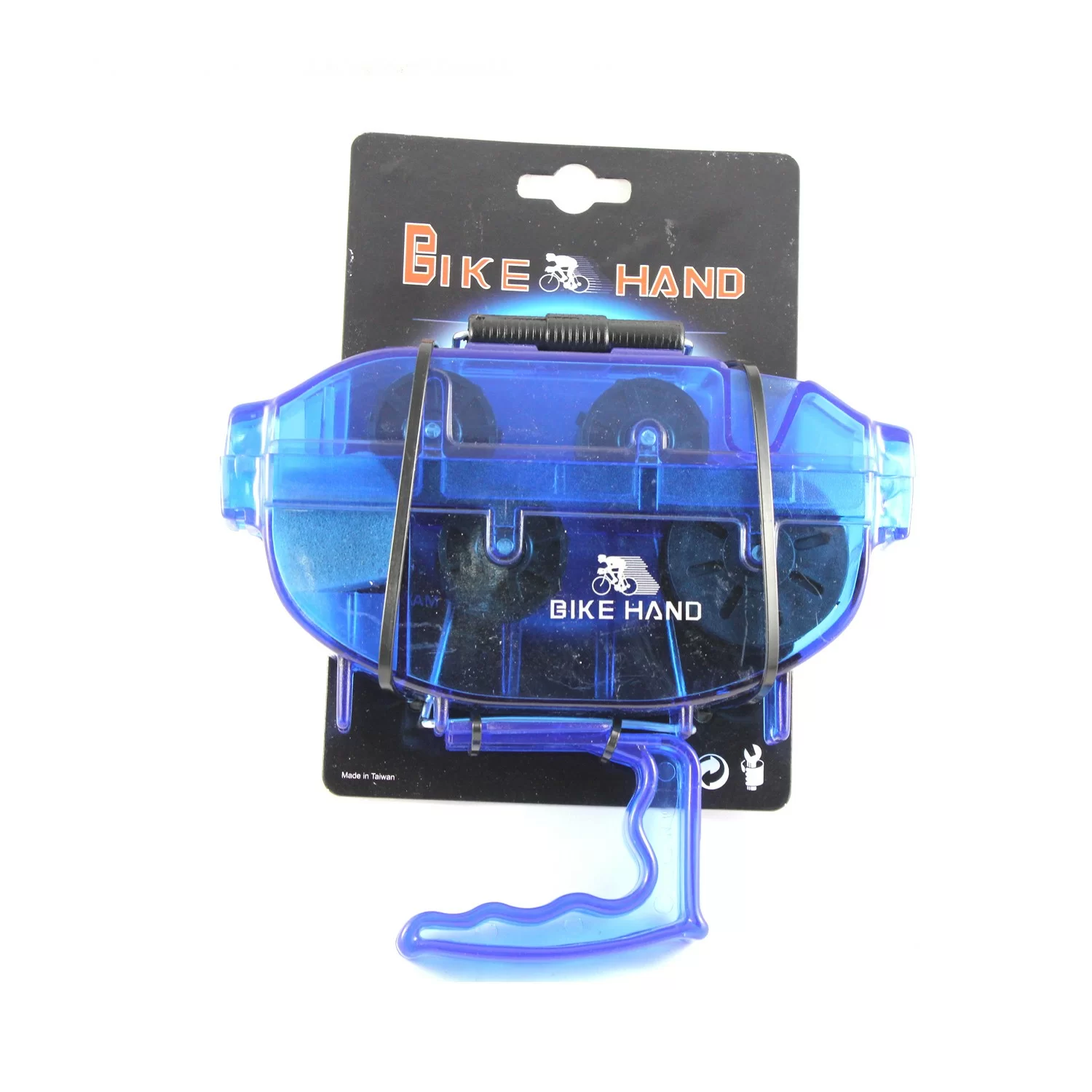 Машинка Bike Hand YC-791 для чистки цепи с ручкой 230022 Фото Машинка Bike Hand YC-791 для чистки цепи с ручкой 230022 со склада магазина Спортев