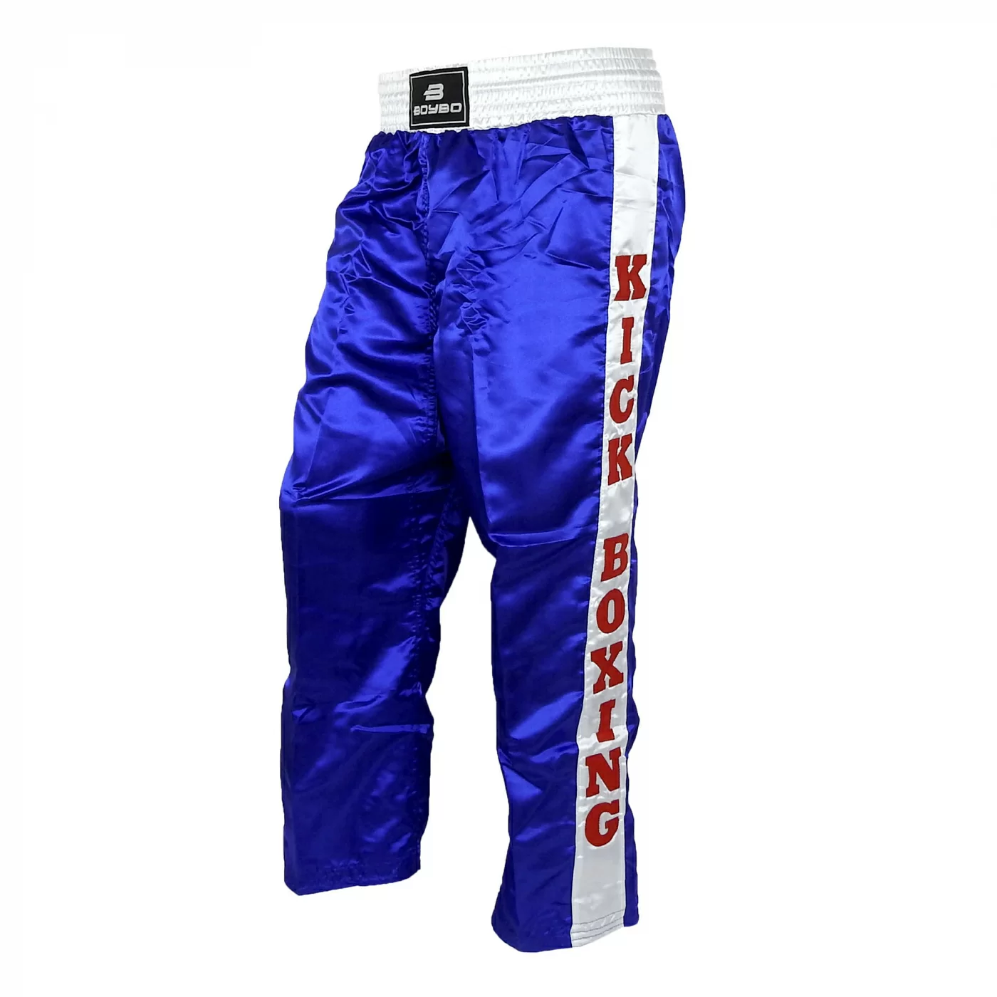 Брюки для кикбоксинга BoyBo синие BT830 Фото Брюки для кикбоксинга BoyBo синие BT830 со склада магазина Спортев