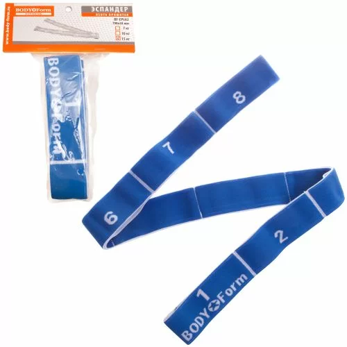 Эспандер лента прошитая Body Form 79 * 3.8 cм 15 кг blue BF-EPL02 Фото Эспандер лента прошитая Body Form 79 * 3.8 cм 15 кг blue BF-EPL02 со склада магазина Спортев