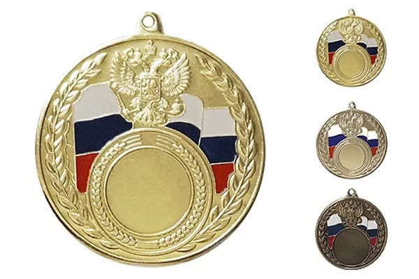 Медаль LD120 d-50 мм Фото Медаль LD120 d-50 мм со склада магазина Спортев
