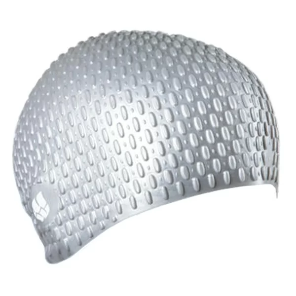 Шапочка для плавания Mad Wave Silicone Bubble silver M0539 06 0 12W Фото Шапочка для плавания Mad Wave Silicone Bubble silver M0539 06 0 12W со склада магазина Спортев