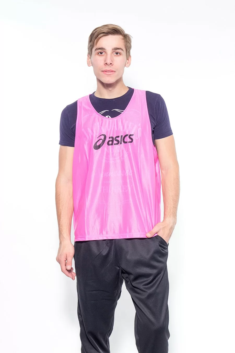 Манишка Asics Fratina розовая T150Z9/006B Фото Манишка Asics Fratina розовая T150Z9/006B со склада магазина Спортев
