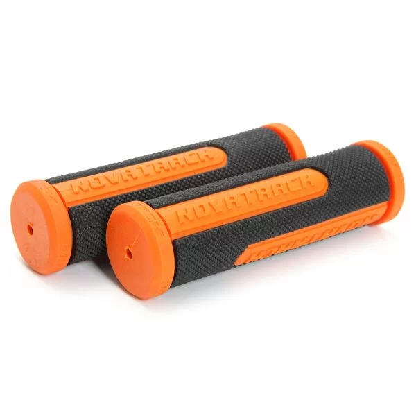 Грипсы Novatrack 110 мм черно-оранжевые (РТ1585С) Х76785 Фото Грипсы Novatrack 110 мм черно-оранжевые (РТ1585С) Х76785 со склада магазина Спортев