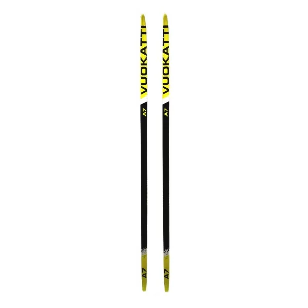 Беговые лыжи Vuokatti wax black/yellow 045WBY Фото Беговые лыжи Vuokatti wax black/yellow 045WBY со склада магазина Спортев