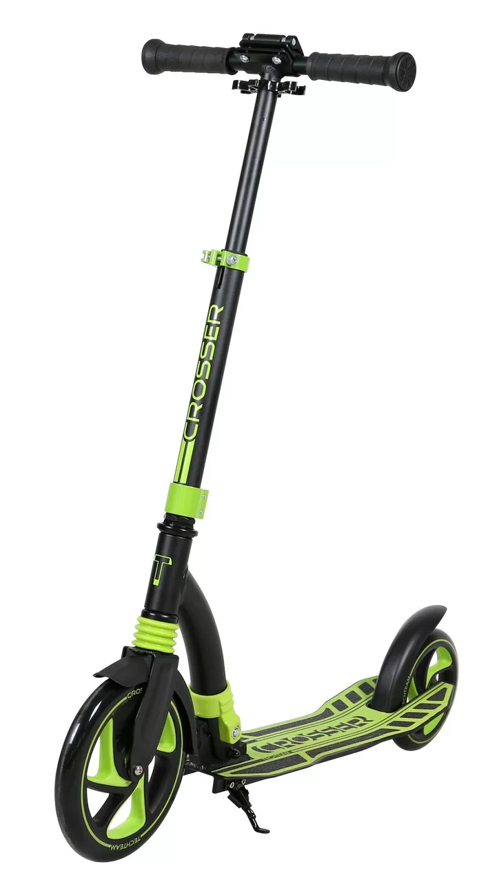 Самокат TechTeam Crosser (2021) green Фото Самокат TechTeam Crosser (2021) green со склада магазина Спортев