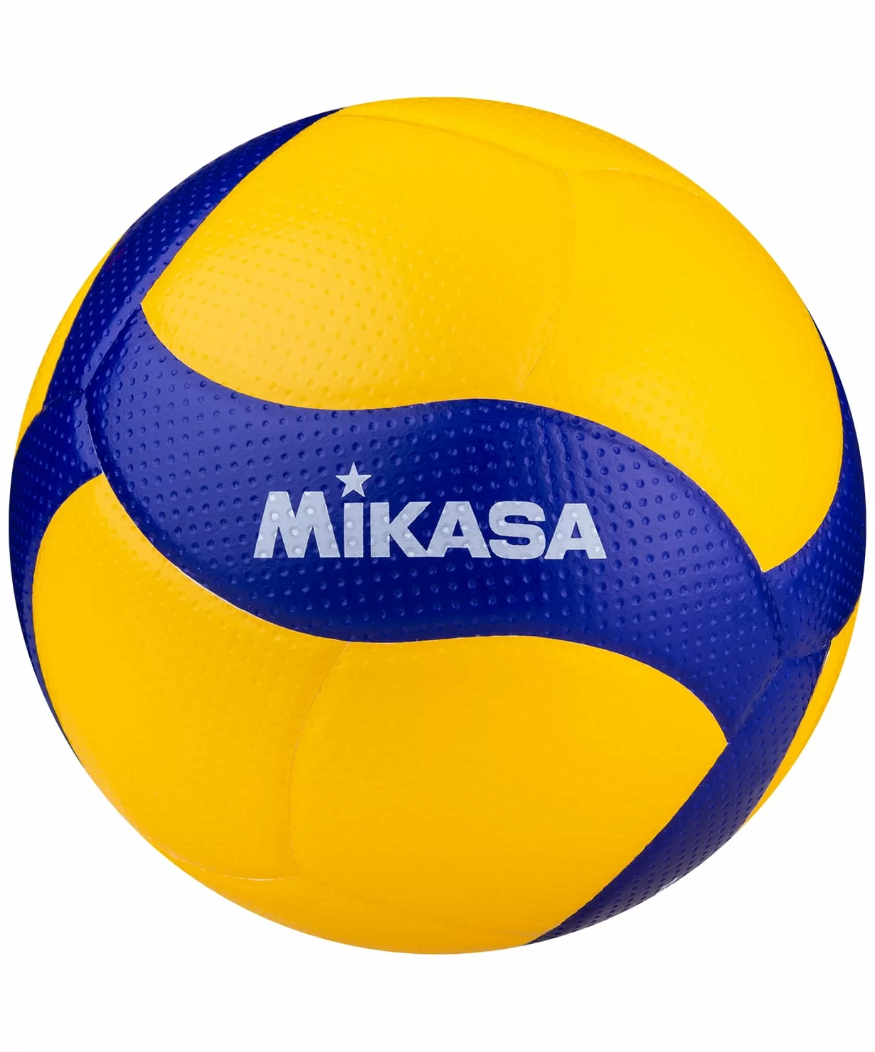 Мяч волейбольный Mikasa V300W р.5 FIVB Approved желто-синий Фото Мяч волейбольный Mikasa V300W р.5 FIVB Approved желто-синий со склада магазина Спортев
