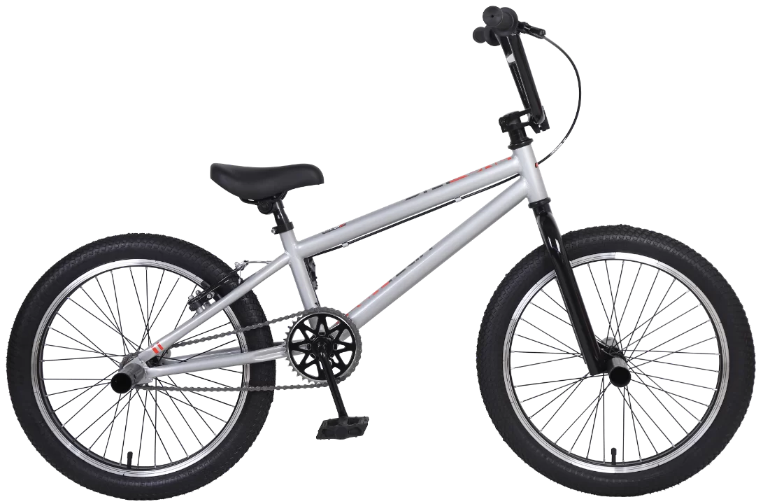 Велосипед BMX TechTeam Step One 20" (2023) серый 01007 Фото Велосипед BMX TechTeam Step One 20" (2023) серый 01007 со склада магазина Спортев