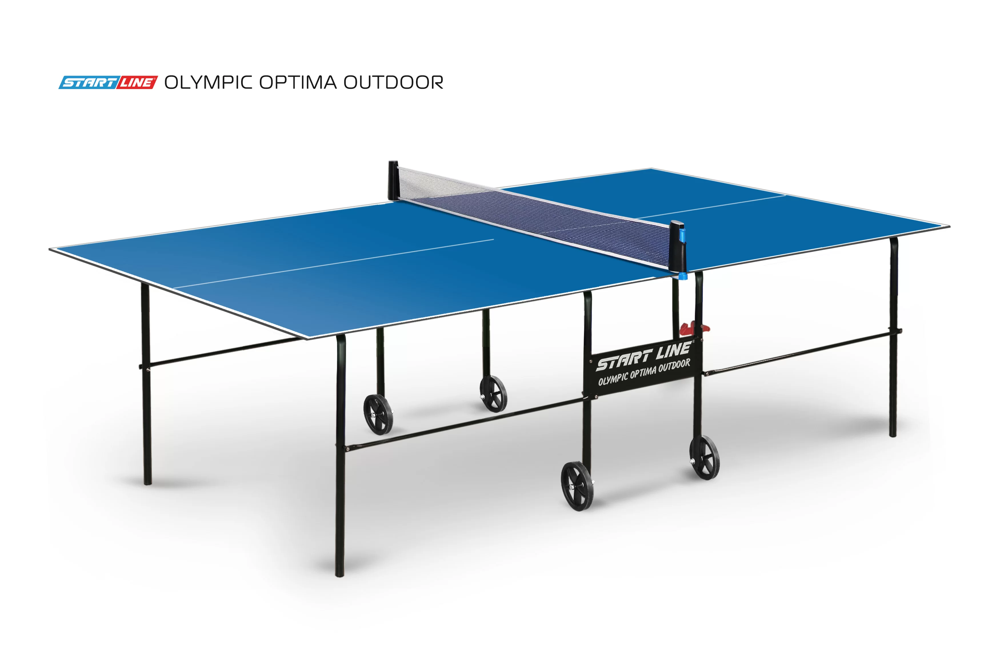 Стол теннисный Olympic Optima Всепогодный Синий Фото Стол теннисный Olympic Optima Всепогодный Синий со склада магазина Спортев