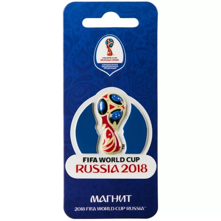 Магнит Кубок FIFA 2018 полистоун CH040 Фото Магнит Кубок FIFA 2018 полистоун CH040 со склада магазина Спортев