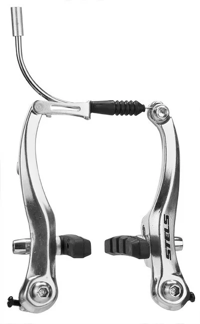 Тормоз V-brake (ободной) T210DG передний серебристый 510113 Фото Тормоз V-brake (ободной) T210DG передний серебристый 510113 со склада магазина Спортев