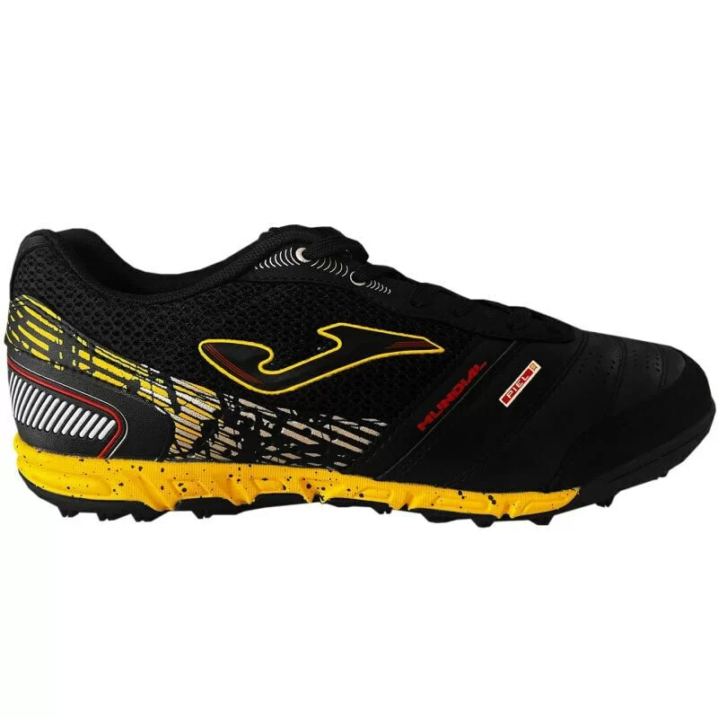 Бутсы Joma Mundial turf 2023 черный/желтый MUNW2331TF Фото Бутсы Joma Mundial turf 2023 черный/желтый MUNW2331TF со склада магазина Спортев