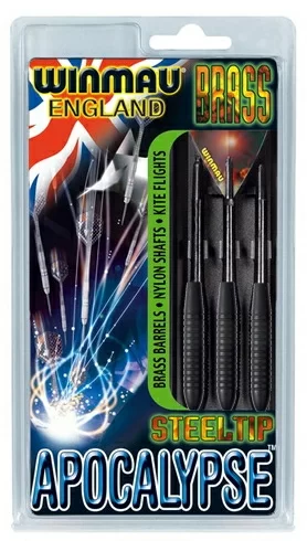 Дротики Winmau Apocalypse Brass steeltip 22 гр Фото Дротики Winmau Apocalypse Brass steeltip 22 гр со склада магазина Спортев