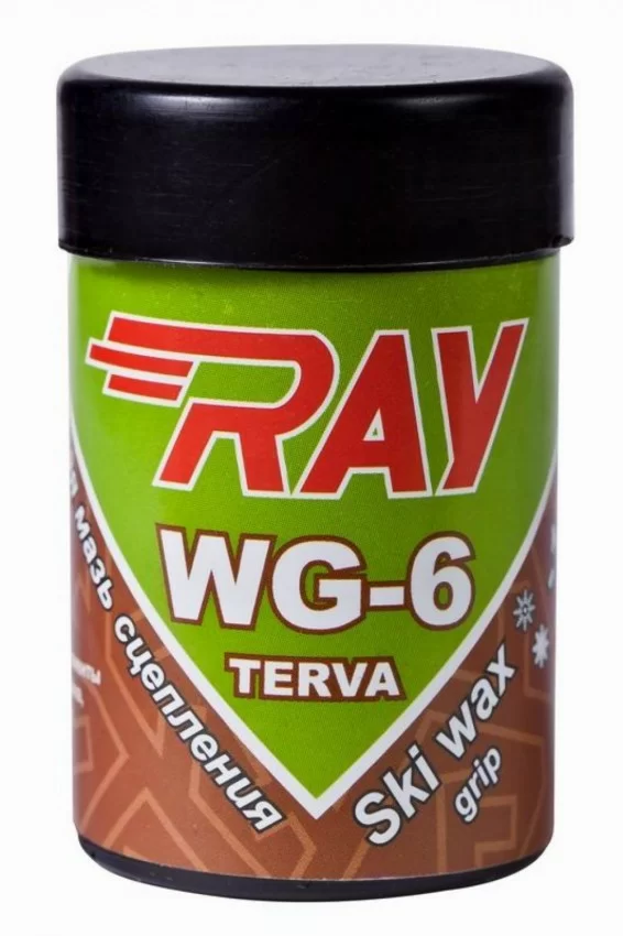 Мазь лыжная Ray WG-6 -10-25°C смоляная 35гр светло-зеленая WG-6-35 Фото Мазь лыжная Ray WG-6 -10-25°C смоляная 35гр светло-зеленая WG-6-35 со склада магазина Спортев