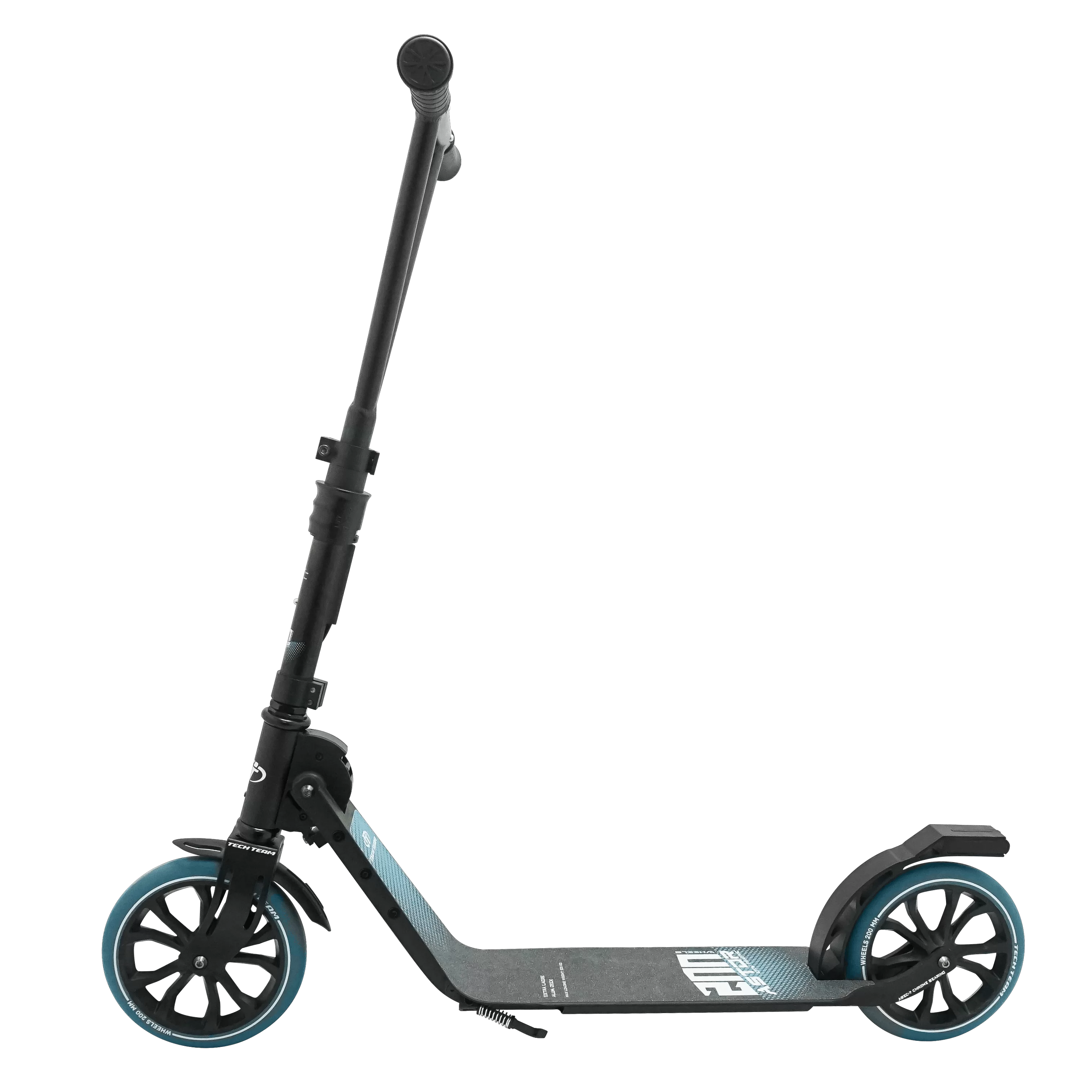 Самокат TechTeam Astor 200 (2020) black/green Фото Самокат TechTeam Astor 200 (2020) black/green со склада магазина Спортев