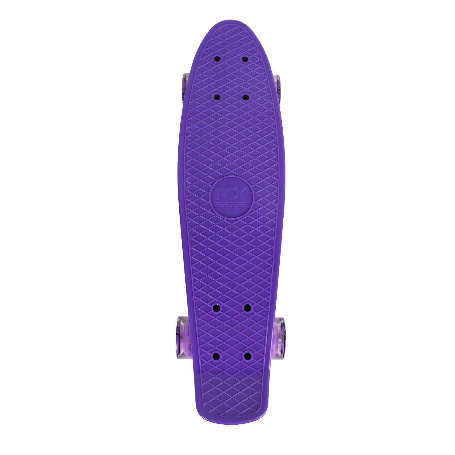 Мини-круизер RGX PNB-01GW (22") светящиеся колеса violet Фото Мини-круизер RGX PNB-01GW (22") светящиеся колеса violet со склада магазина Спортев
