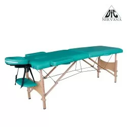 Массажный стол DFC NIRVANA, Optima, дерев. ножки, цвет зеленый (Green) TS20110S_Gr Массажный стол DFC NIRVANA, Optima, дерев. ножки, цвет зеленый (Green) TS20110S_Gr