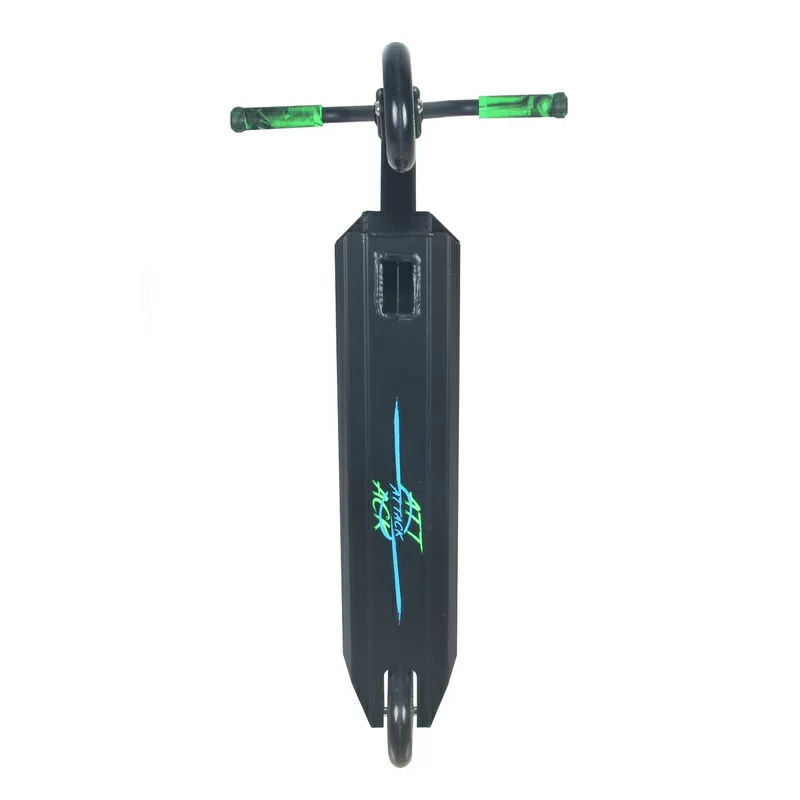 Самокат RGX Attack HIC трюковый black/green Фото Самокат RGX Attack HIC трюковый black/green со склада магазина Спортев