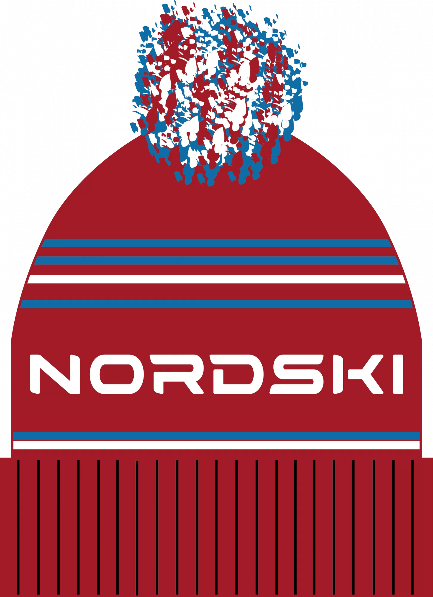 Шапка Nordski Stripe red RUS NSV470902 Фото Шапка Nordski Stripe red RUS NSV470902 со склада магазина Спортев