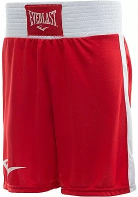 Трусы боксерские Everlast Elite красн/белые 3652 Фото Трусы боксерские Everlast Elite красн/белые 3652 со склада магазина Спортев