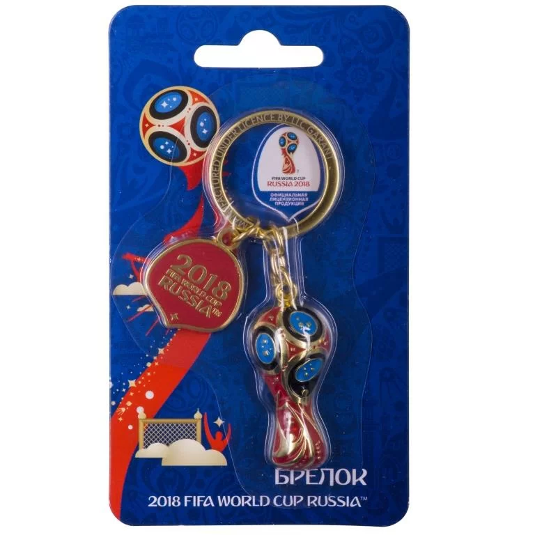 Брелок Кубок FIFA 2018 металл CH012 Фото Брелок Кубок FIFA 2018 металл CH012 со склада магазина Спортев