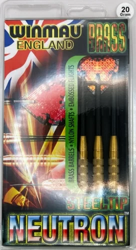Дротики Winmau Neutron Brass steeltip 20 гр Фото Дротики Winmau Neutron Brass steeltip 20 гр со склада магазина Спортев