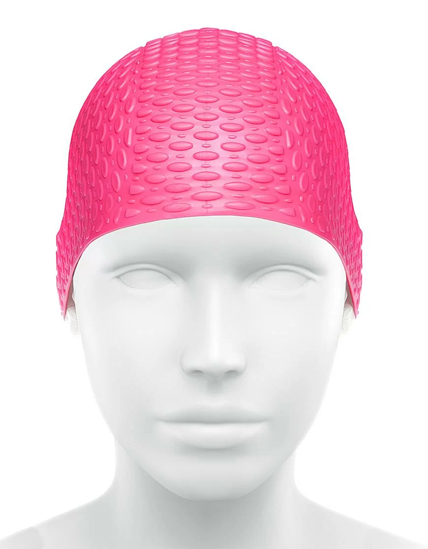 Шапочка для плавания Mad Wave Silicone Bubble pink M0539 06 0 11W Фото Шапочка для плавания Mad Wave Silicone Bubble pink M0539 06 0 11W со склада магазина Спортев