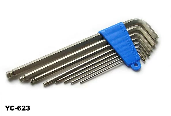 Шестигранник YC-623 Bike Hand с шаровыми головками 1,5-10мм 230042 Фото Шестигранник YC-623 Bike Hand с шаровыми головками 1,5-10мм 230042 со склада магазина Спортев