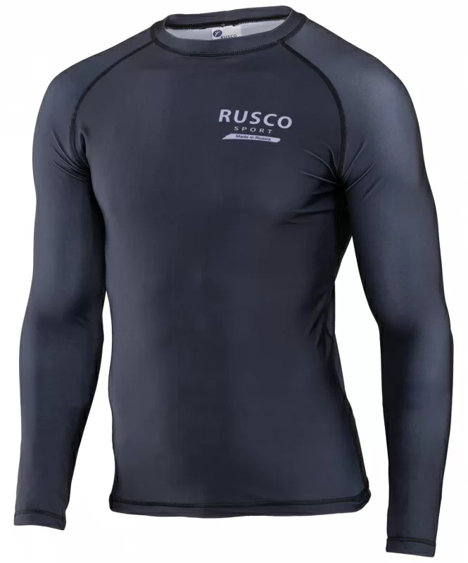 Рашгард Rusco Sport Only Black MMA взрослый Фото Рашгард Rusco Sport Only Black MMA взрослый со склада магазина Спортев