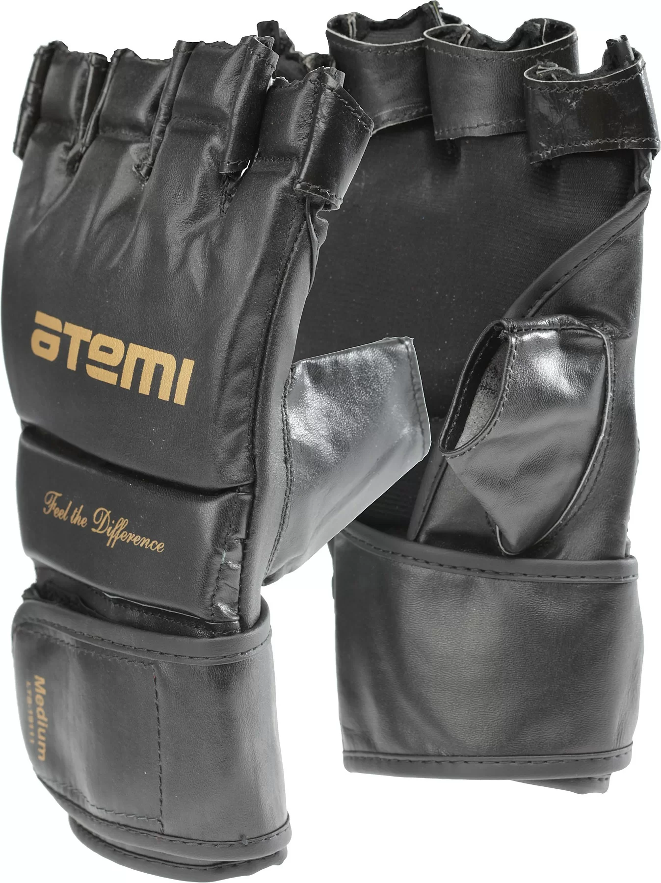 Перчатки Atemi mix fight кожа черные LTB-19111 Фото Перчатки Atemi mix fight кожа черные LTB-19111 со склада магазина Спортев