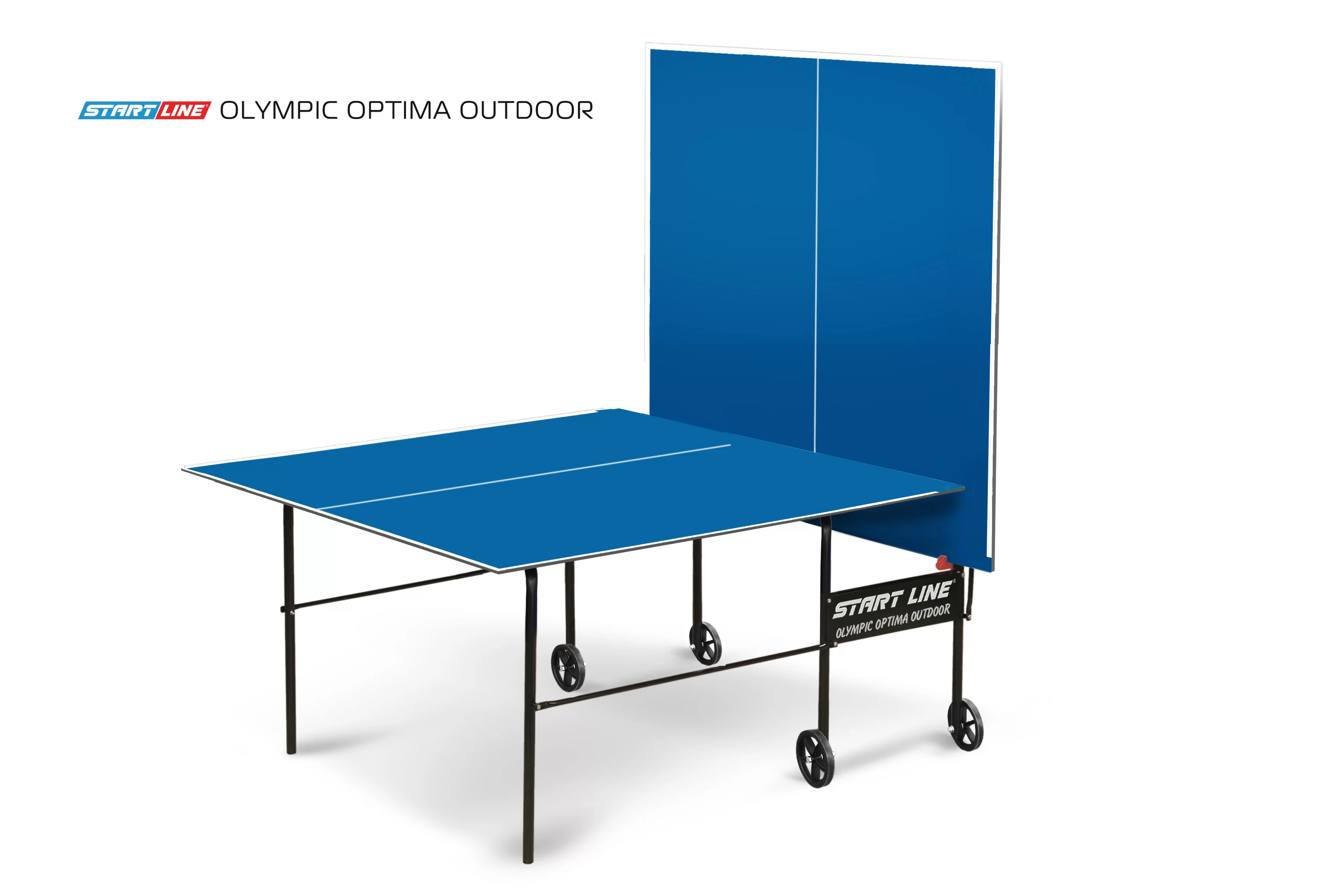 Стол теннисный Olympic Optima Всепогодный Синий Фото Стол теннисный Olympic Optima Всепогодный Синий со склада магазина Спортев