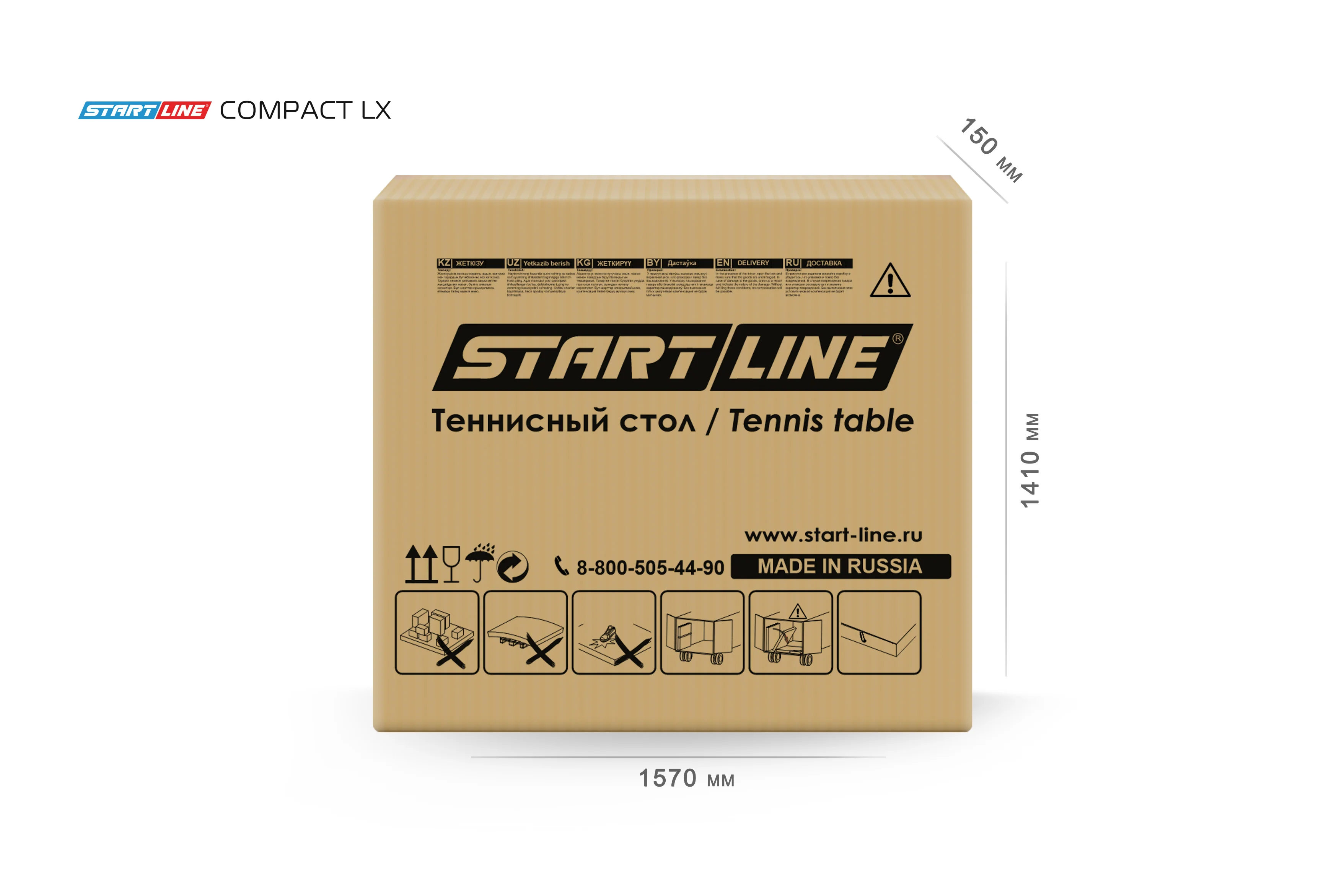 Стол теннисный Compact LX Black Фото Стол теннисный Compact LX Black со склада магазина Спортев