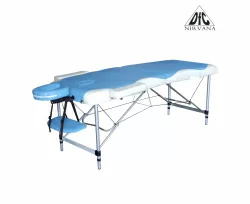 Массажный стол DFC NIRVANA, Elegant DELUXE, 186х70х5 см, алюм. ножки, цвет голуб./беж. TS2010_TB2 Массажный стол DFC NIRVANA, Elegant DELUXE, 186х70х5 см, алюм. ножки, цвет голуб./беж. TS2010_TB2