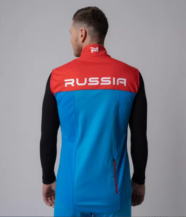 Жилет разминочный Nordski Pro Rus NSM554192 Фото Жилет разминочный Nordski Pro Rus NSM554192 со склада магазина Спортев