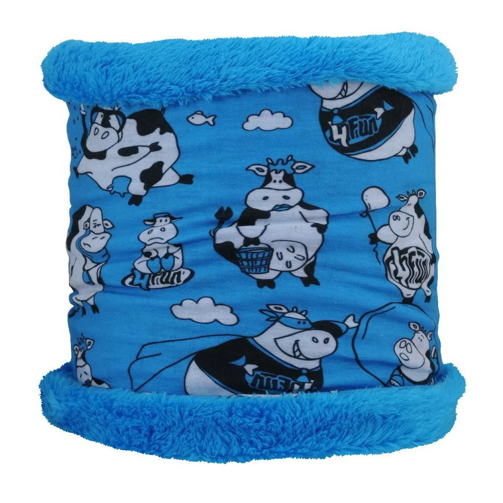 Шарф 4Fun 8в1 Thermal Pro Funny Cow Blue Фото Шарф 4Fun 8в1 Thermal Pro Funny Cow Blue со склада магазина Спортев