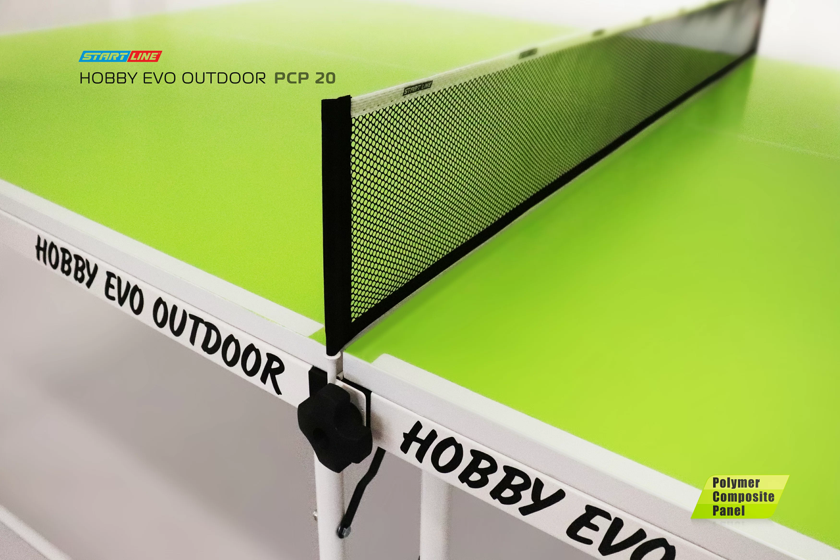 Стол теннисный Hobby EVO PCP Всепогодный Фото Стол теннисный Hobby EVO PCP Всепогодный со склада магазина Спортев