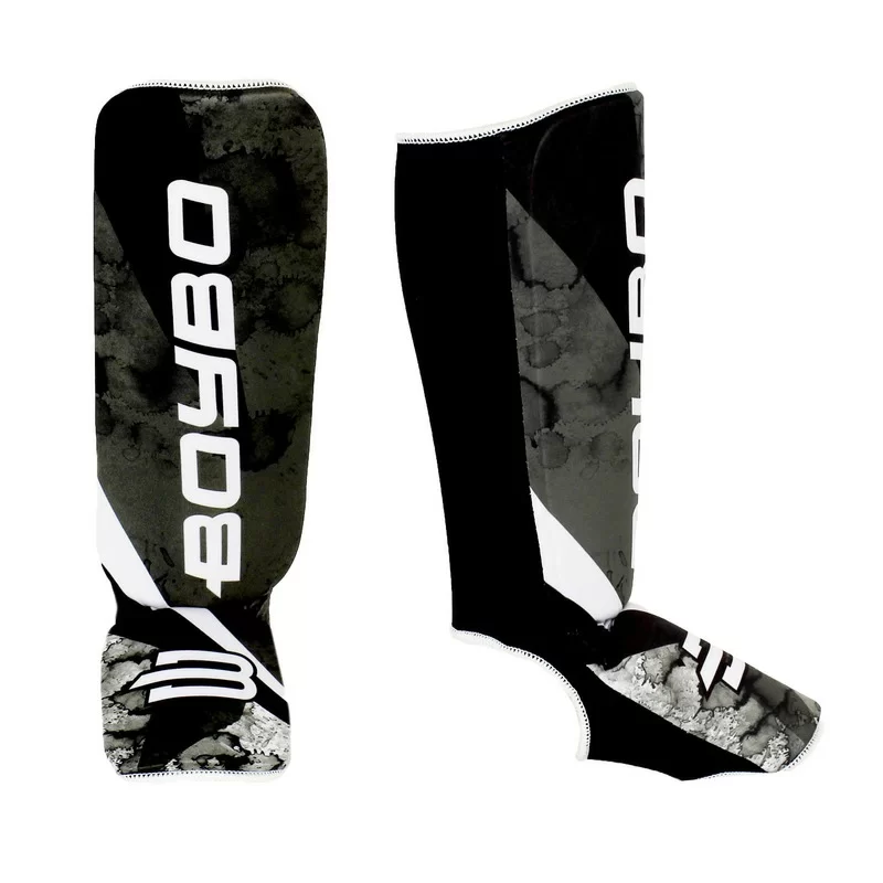Защита голени и стопы BoyBo Flame Black нейлон Фото Защита голени и стопы BoyBo Flame Black нейлон со склада магазина Спортев