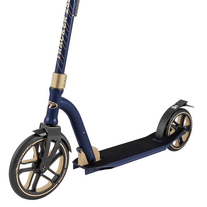 Самокат TechTeam Tracker 250 (2020) blue/gold Фото Самокат TechTeam Tracker 250 (2020) blue/gold со склада магазина Спортев