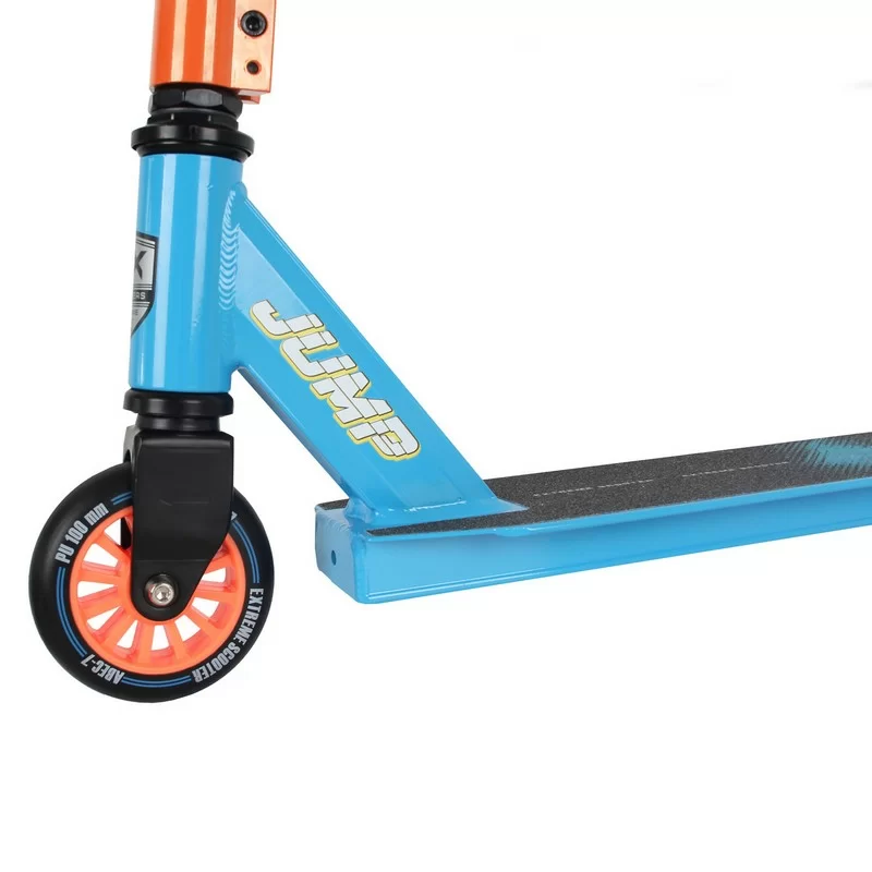 Самокат RGX Jump трюковый blue Фото Самокат RGX Jump трюковый blue со склада магазина Спортев
