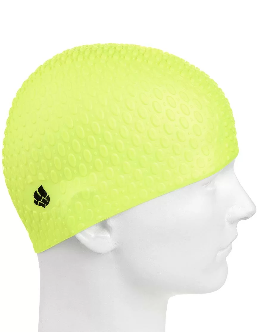 Шапочка для плавания Mad Wave Silicone Bubble yellow M0539 06 0 06W Фото Шапочка для плавания Mad Wave Silicone Bubble yellow M0539 06 0 06W со склада магазина Спортев