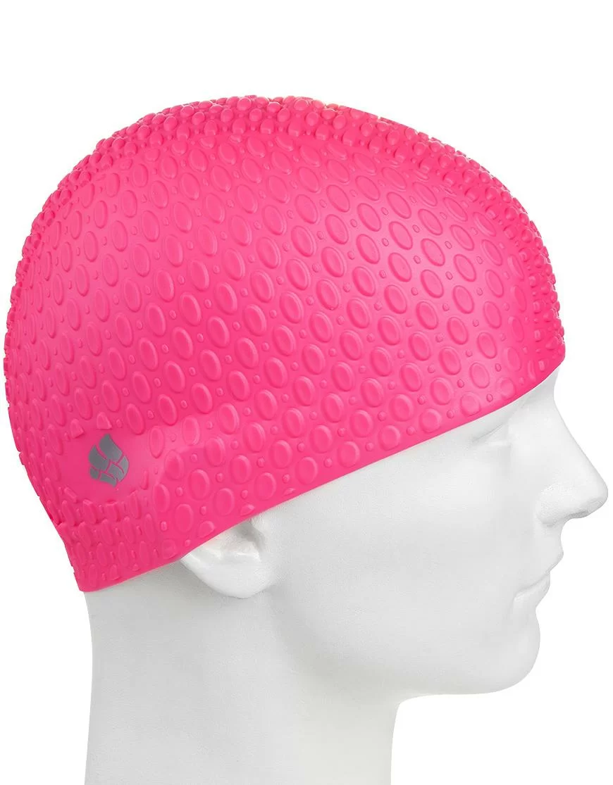 Шапочка для плавания Mad Wave Silicone Bubble pink M0539 06 0 11W Фото Шапочка для плавания Mad Wave Silicone Bubble pink M0539 06 0 11W со склада магазина Спортев