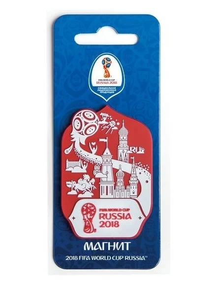 Магнит Россия FIFA 2018 ПВХ CH035 Фото Магнит Россия FIFA 2018 ПВХ CH035 со склада магазина Спортев