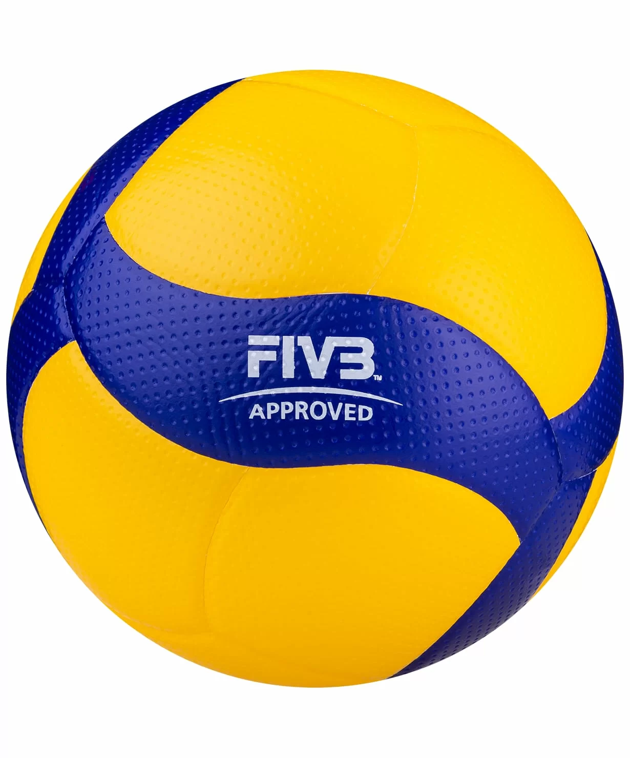 Мяч волейбольный Mikasa V300W р.5 FIVB Approved желто-синий Фото Мяч волейбольный Mikasa V300W р.5 FIVB Approved желто-синий со склада магазина Спортев