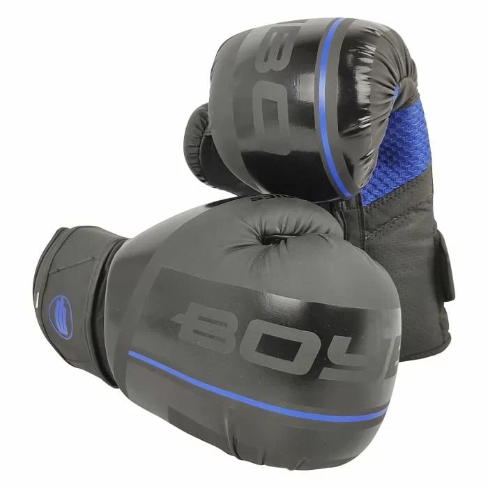 Перчатки боксерские BoyBo B-Series флекс синие BBG400 Фото Перчатки боксерские BoyBo B-Series флекс синие BBG400 со склада магазина Спортев