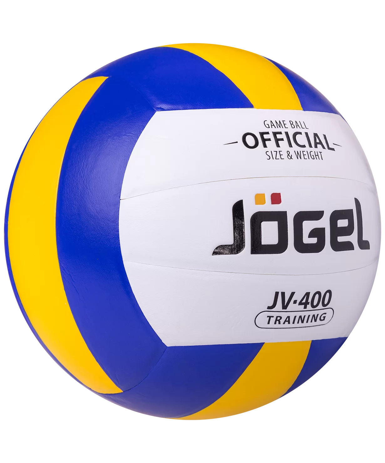 Мяч волейбольный Jogel JV-400 синий/желтый 19093 Фото Мяч волейбольный Jogel JV-400 синий/желтый 19093 со склада магазина Спортев