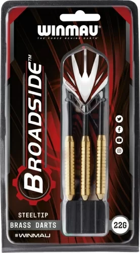 Дротики Winmau Broadside Brass steeltip 22 гр Фото Дротики Winmau Broadside Brass steeltip 22 гр со склада магазина Спортев