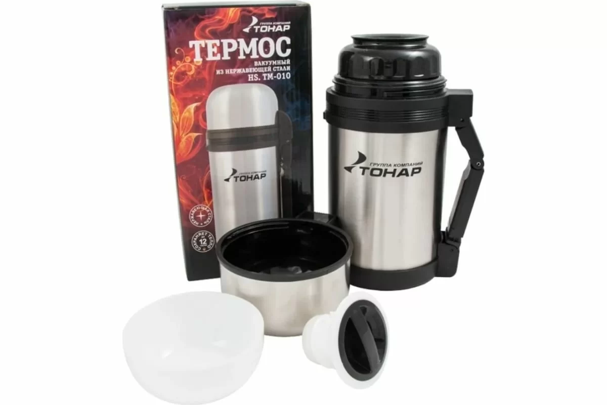 Термос 1 л Тонар HS.TM-010 149741 Фото Термос 1 л Тонар HS.TM-010 149741 со склада магазина Спортев