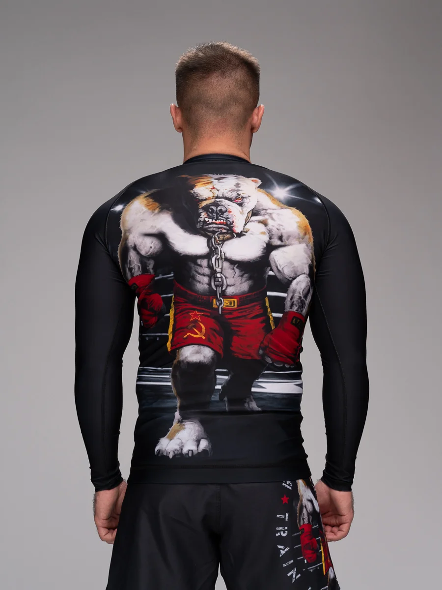 Рашгард BoyBo Bulldog MMA взрослый 3150 Фото Рашгард BoyBo Bulldog MMA взрослый 3150 со склада магазина Спортев