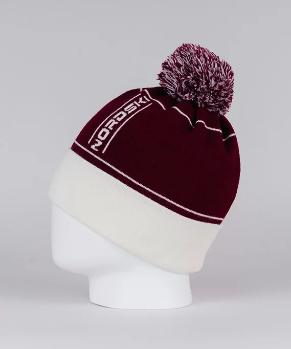 Шапка Nordski Arctic WS wine NSV479724 Фото Шапка Nordski Arctic WS wine NSV479724 со склада магазина Спортев